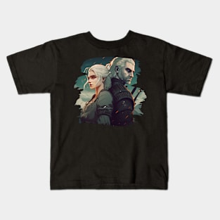 Geralt Of Rivia The Witcher Kids T-Shirt